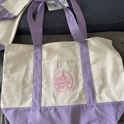 Large Lavender TJ  Tote Bag