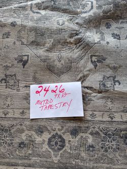 RUG, #2426, Muted Tapestry, Hathaway, 9x12