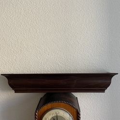 Mahogany Floating Wall Shelf