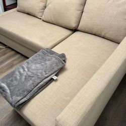 Sleeper Sectional Couch with Storage 