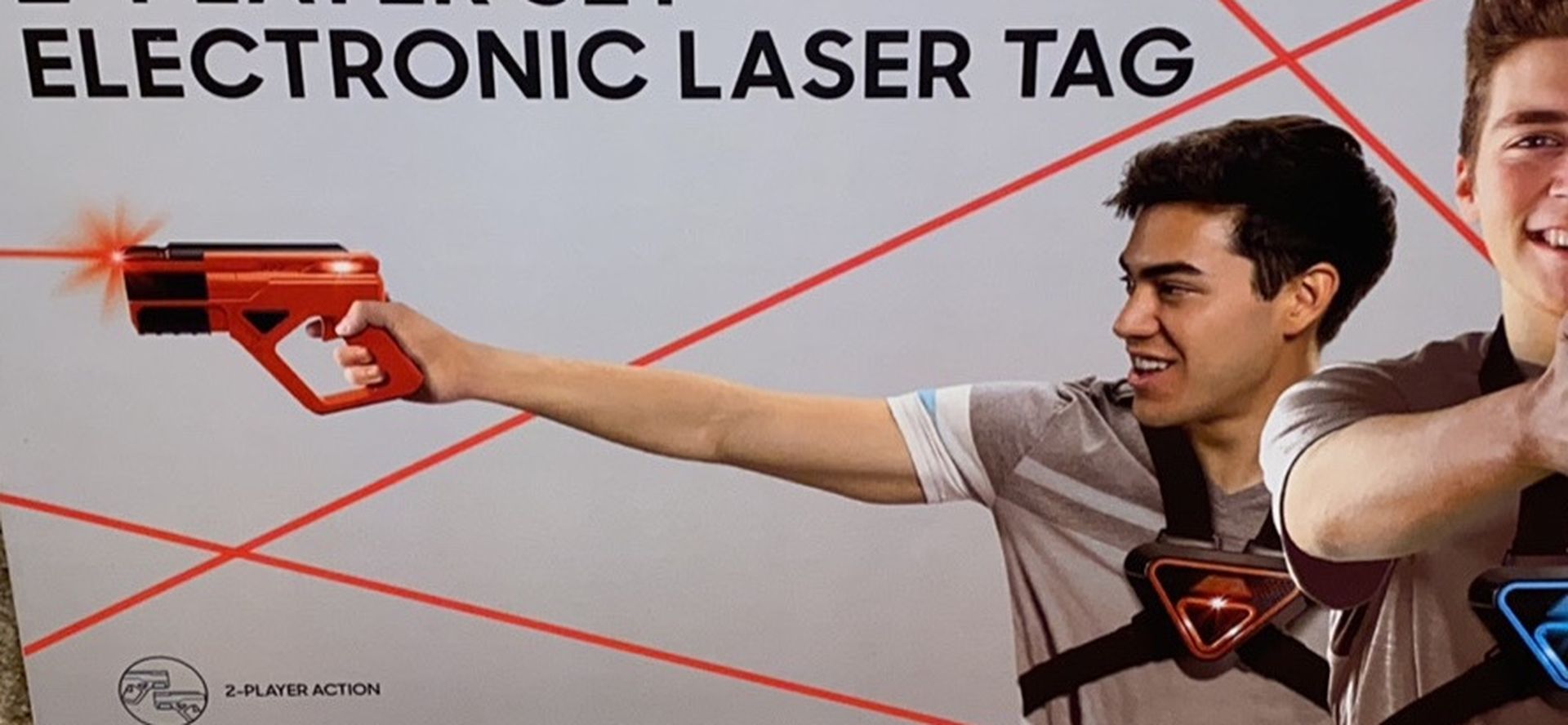 Electronica two player laser tag