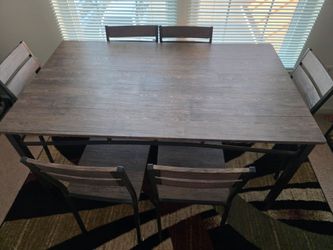 7 piece dining table