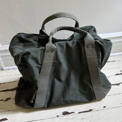 Canvas and Rubber Military Bag