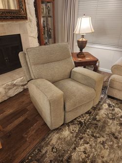 Matching Pair of Ashley Power Recliners with Power Headrest + USB