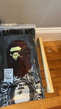 BAPE X Chrome Black Graphic T-Shirt Size Medium (M)