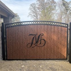 Gates Doors Pool Fence Iron Fence Puertas Portones Rejas Cercas De Metal Y Madera 