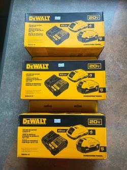DeWalt Battery 5AH 4AH Starter pack with Charger