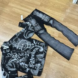 New Stacked Jeans New Jacket 