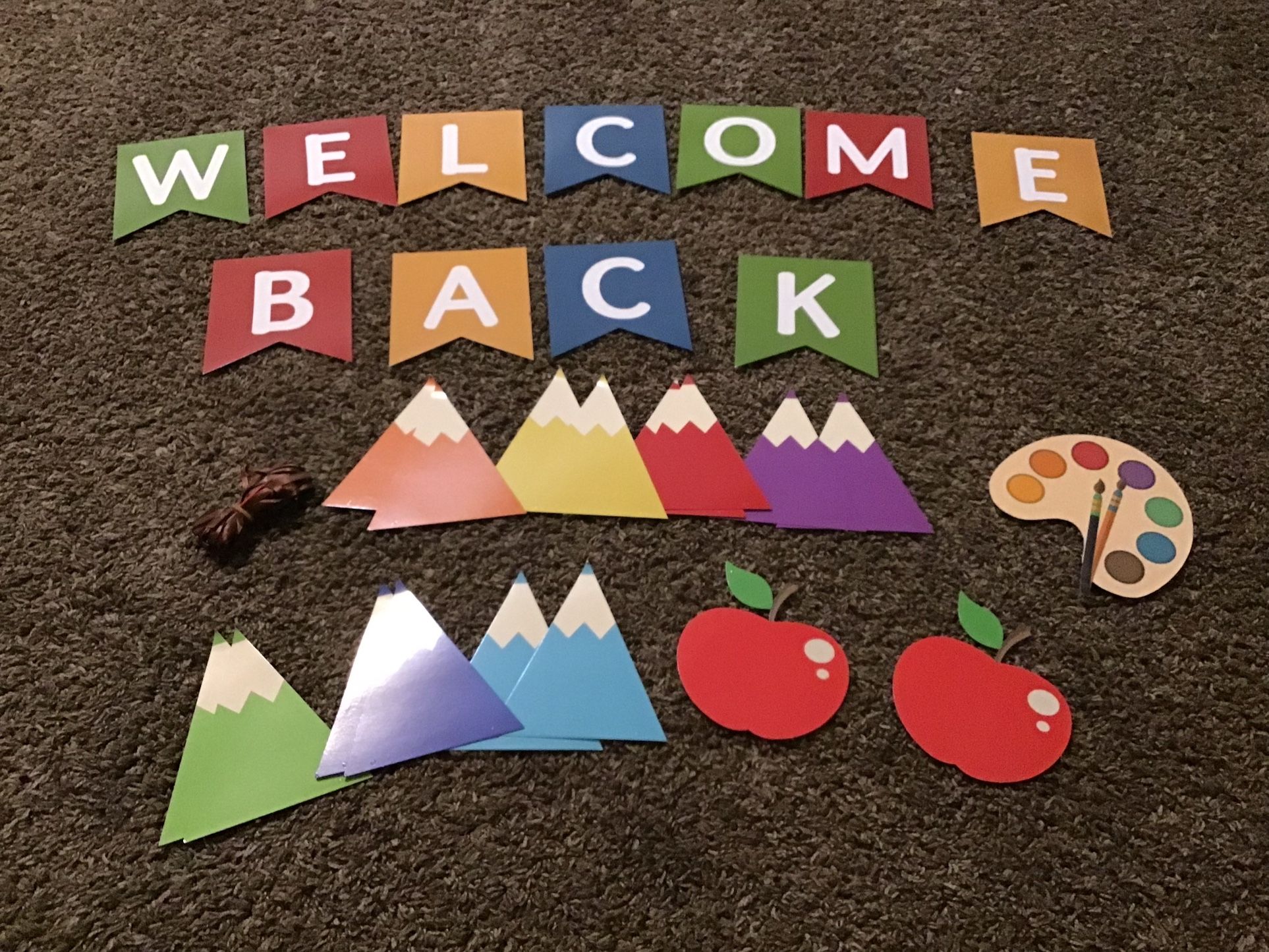 “Welcome Back” Banner For The Classroom
