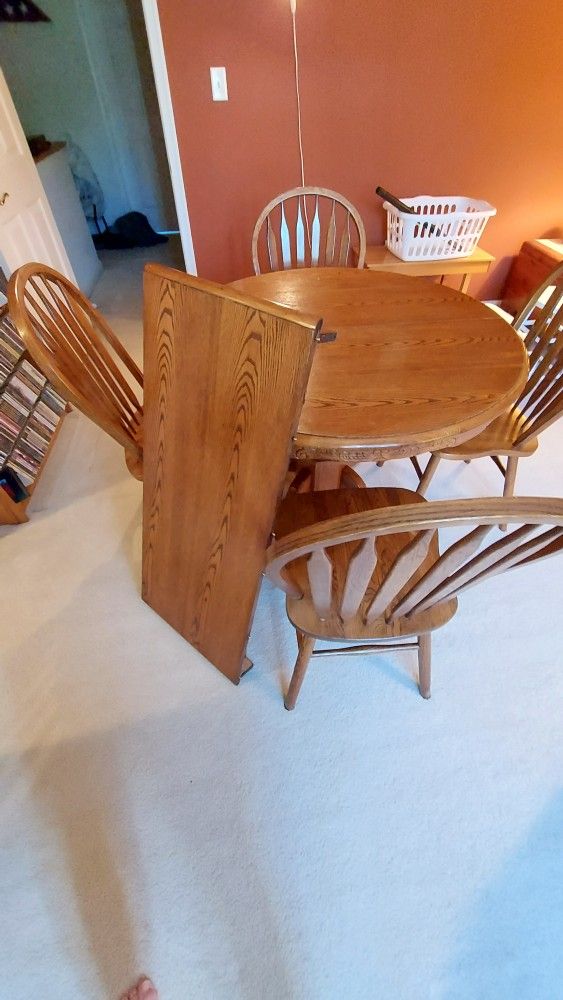 4Used Oak Dining Set