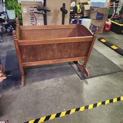Antique Baby Rocker Bed