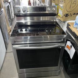 Samsung - Freestanding Electric Range With Convection In Stainless Steel