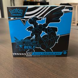 Pokemon Cards Blackbolt Elite Trainer Box