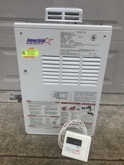 Bosch Aquastar 240 fox PARTS ONLY tankless water heater and monitor