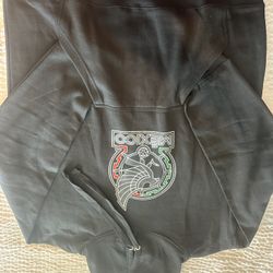 Black Hoodie Mexico Xl , 2XL, M 