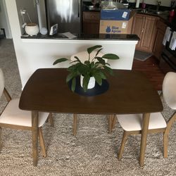 Dining Table With 3 Chairs