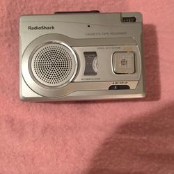RadioShack cassette recorder $20