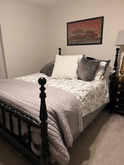 Black Queen Bed Frame