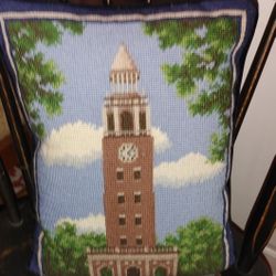 UNC Chapel Hill bell Tower Pillow