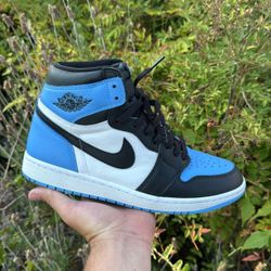 Jordan 1 Unc Toe Size 9 Used Og Box
