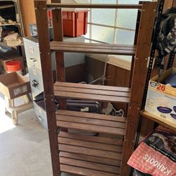 Lightweight Wooden Shelving Unit