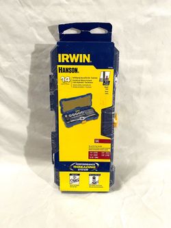 Brand new (Irwin) 14 piece SAE tap, and die tool set. Retails for $78.