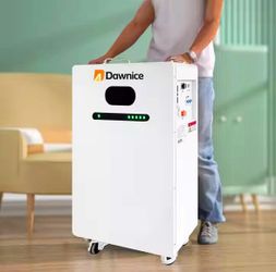 Dawnice 21kwh LiFeP04 51.2v Lithium Battery Power Wall Grade A Battery Cells 16S Built in 200A BMS Solar Storage Battery Wall Mounted for Solar System