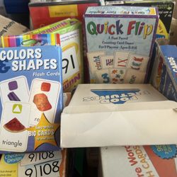 Lot Of Kid Children Toys, Games, Learning Resources, Educational DVDs, CDs, Books