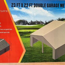 23 X 22 All Metal Garage Shop New