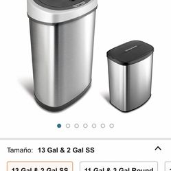 Trash Can Set 2 Piece