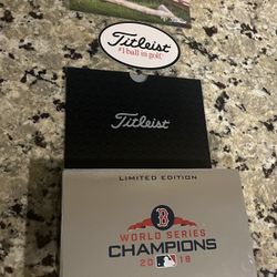 Boston Red Sox 2018 Champs Titelist Pro V1s