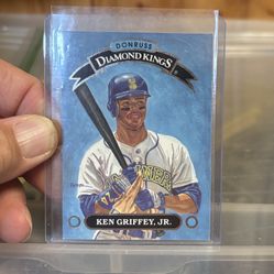 1993 Donruss Diamond Kings #DK1 Ken Griffey Jr. baseball card.