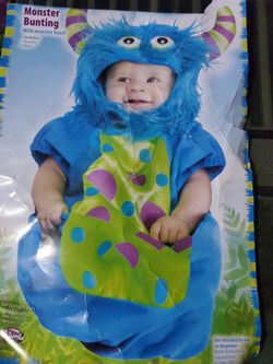 Baby Monster Costume 0-9 Months 