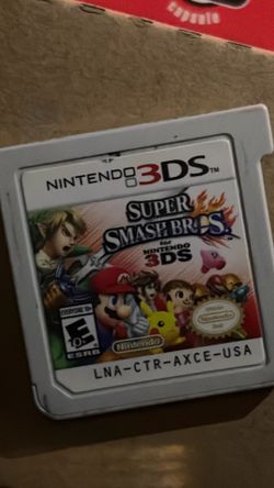 Nintendo 3DS super smash bros also have super Mario bros & more DS