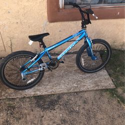 Blue Bmx Bike 