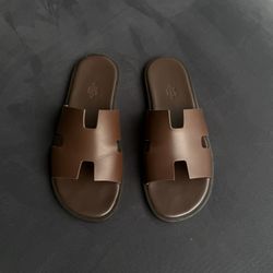 HERMES Izmir sandal Size 43 / US 10 Brown