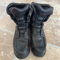 Red Wings Work Boots Black Size 10.5