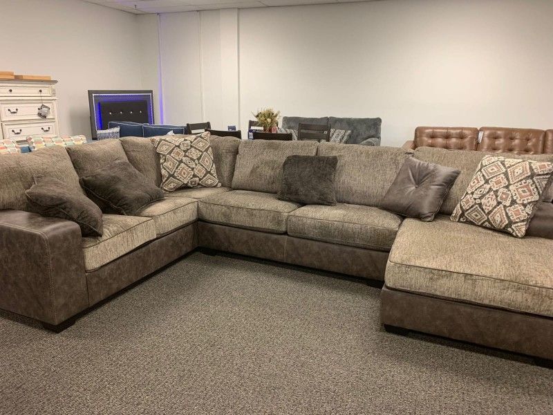 Abalone Sectional $10 Down Payment And Financing Available