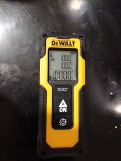 DeWalt Laser Distance Measurer 100ft