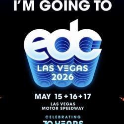EDC 1 Day Ticket - Only Sunday 