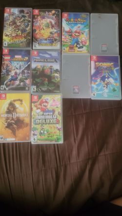 SWITCH GAMES *SEE EACH PRICE IN DESC