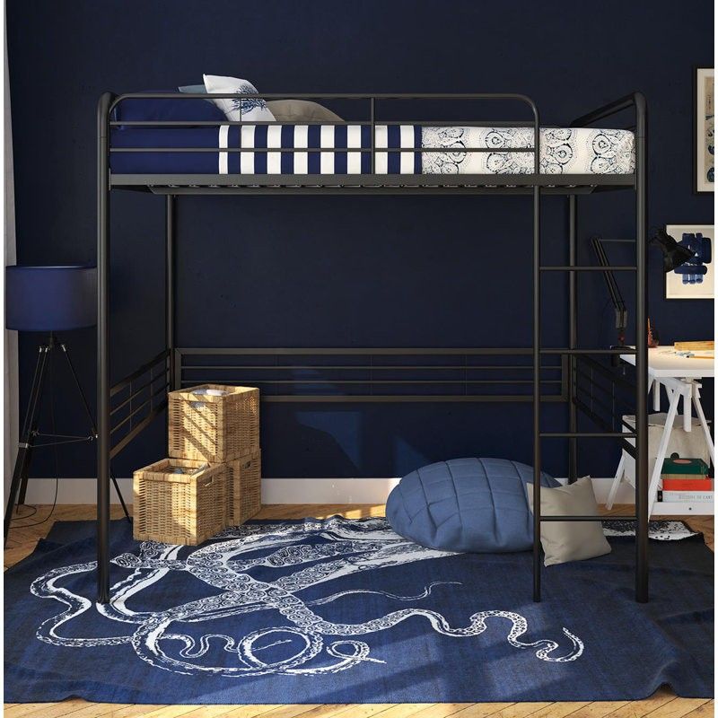 Ajay Full Metal Loft Bed by Isabelle & Max