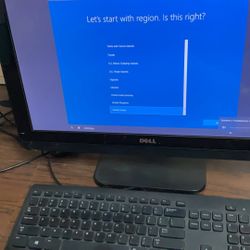 Dell All in one touch screen computer