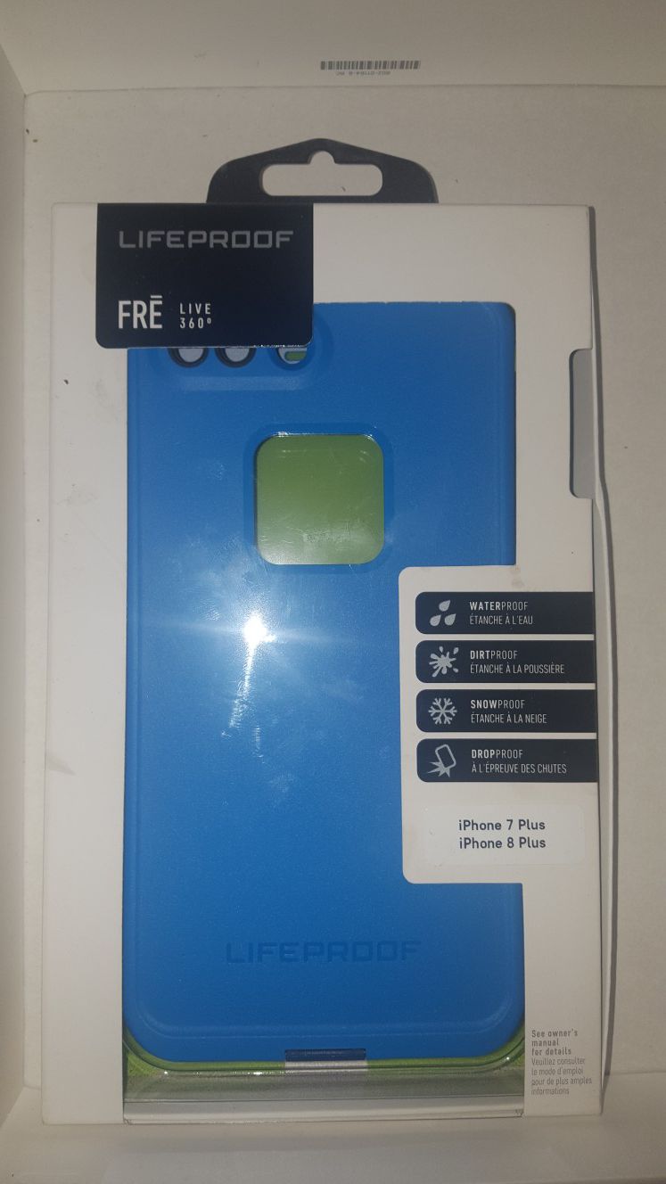Iphone 7/8 plus Blue Lifeproof Case