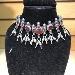 Silver Necklace Vintage