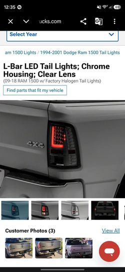 Dodge Ram Truck Taillights
