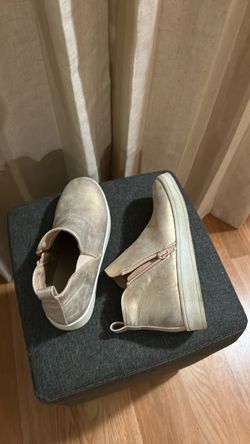 Girls Slip-On Ankle Booties with Side Zip size 2