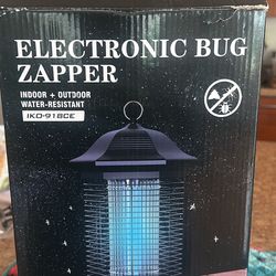  Bug Zapper Outdoor Indoor, Electronic Mosquito Killer Lantern, Waterproof Fly Trap Insect Killer Repellent