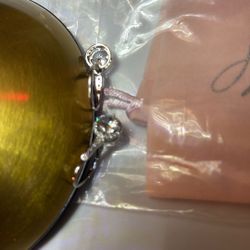 Earrings-sterling Silver - Rhodium Plated Sterling Silver Cubic Zirconia Halo Lever back  Bridal Dangle Earrings-brand New X00179LT5T