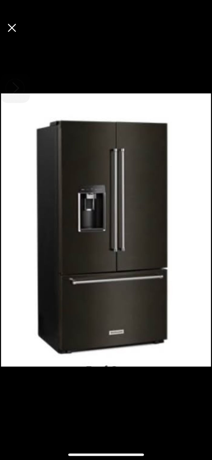 23.8 Cu. Ft. 36" Counter-Depth French Door Platinum Interior Refrigerator With PrintShield™ Finish